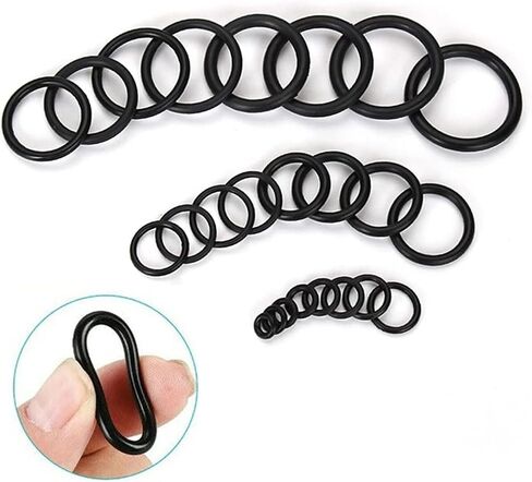 800 قطعة من المطاط O Ring مجموعة متنوعة من 18 حجم أختام غسالة مطاطية مجموعة متنوعة من حلقة حشية كهربائية لختم غسالة السباكة والإصلاح السريع التلقائي in Kuwait
