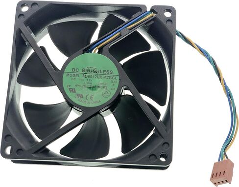 مروحة تبريد جديدة لـ AD0912UX-A7BGL، مروحة هيكل بحجم عاصفة، DC12V 0.50A 4-Pin 4-Wire Size: 90x90x25mm. in Kuwait