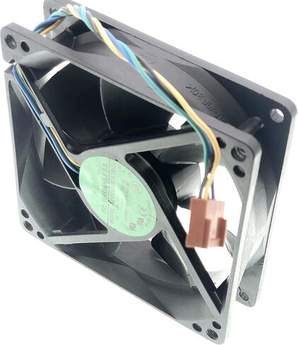 مروحة تبريد جديدة لـ AD0912UX-A7BGL، مروحة هيكل بحجم عاصفة، DC12V 0.50A 4-Pin 4-Wire Size: 90x90x25mm. in Kuwait