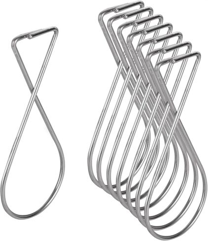200 Pcs Drop Ceiling Hook Clips, Silver Drop Ceiling Clips, Hanging Hooks Clips Suspended Ceiling Hooks for Classroom, Office, Home and Wedding Decoration in Saudi Arabia