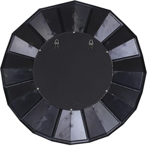 مرآة ذهبية مستديرة مقاس 24 بوصة لتزيين حائط غرفة المعيشة، مرآة حمام دائرية بإطار ذهبي، مرآة زينة دائرية مزخرفة، (IMP8570) in Kuwait