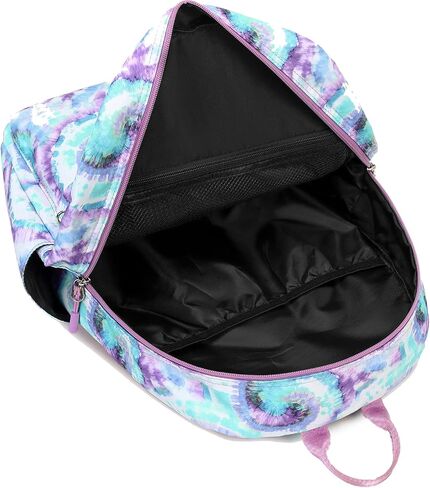 Joyfulife Girls Backpacks, Tie Dye Backpack for Girls Kids Bookbags School Backpack with Lunch Box (Tie Dye Black) in Saudi Arabia