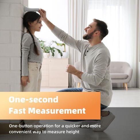قياس الارتفاع الذكي عالي الدقة من ELLIE للأطفال - تصميم لاسلكي محمول على الحائط مع شاشة LCD مع تطبيق لتتبع الارتفاع وإدارة البيانات in Kuwait
