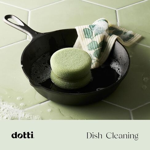 Dotti Super Scrubber Silicone Sponge - Odor-Free, Non-Scratch, Fast-Drying, and Dishwasher-Safe Dish Scrubber - Also for Showers, Tile, and Counters - 3 Pack, Odyssey in Saudi Arabia