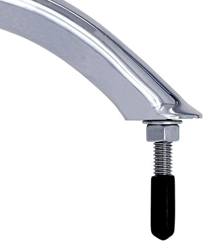 ISURE MARINE 2 قطعة قارب 316 الفولاذ المقاوم للصدأ 12 ''قارب مصقول المقبض البيضاوي أنبوب مقبض إمساك درابزين لليخوت البحرية RV in Kuwait