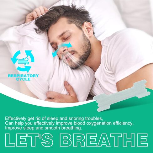 Nasal Strips To Stop Snoring,60 Strips Breathe Right Strips Extra Strength,Improve Nose Ventilation, Can Be Used In Bedroom, Gym, Outdoor Running To Improve Nose Ventilation，Gray Color. in Saudi Arabia