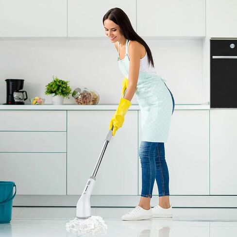 مجموعة رؤوس فرشاة التنظيف الكهربائية الدوارة من ليفري، 8 عبوات من الرؤوس القابلة للاستبدال المتوافقة مع جميع فرش التنظيف الكهربائية ذات العلامة التجارية ANS-8051A وANS-8050 للاستخدام المنزلي in Kuwait