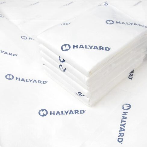 HALYARD* وسادات داخلية ممتازة للاستعمال مرة واحدة، مقاس 40 بوصة × 57 بوصة، 30 وسادة Chux - وسادات سرير ماصة لسلس البول للبالغين مع قلب مبطن للهواء للتحكم في الرطوبة والرائحة - منتجات ممتازة لسلس البول - أبيض in Saudi Arabia