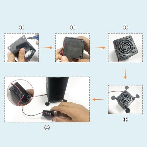 FDM 3D Printing Air Filter Fan Machine with Activated Carbon Package Not Include Printed Parts for Voron2.4 Ender Series with Enclosure Bczamd in Saudi Arabia