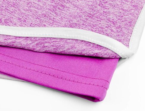 Koscacy شورت رياضي للسيدات، شورت يوغا مع جيوب جانبية للفتيات، صيفي أنيق جذاب للشاطئ يوميًا، ملابس رياضية رائعة للصيف، أرجواني L in Kuwait