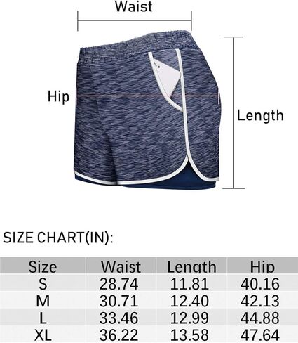 Koscacy شورت رياضي للسيدات، شورت يوغا مع جيوب جانبية للفتيات، صيفي أنيق جذاب للشاطئ يوميًا، ملابس رياضية رائعة للصيف، أرجواني L in Kuwait