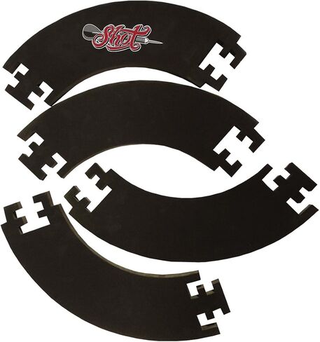Shot! Darts Outlaw Tournament Dartboard and Surround Set-Steel Tip Dart and Board Surround Bundle in Saudi Arabia