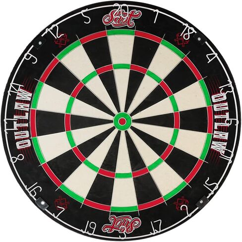 Shot! Darts Outlaw Tournament Dartboard and Surround Set-Steel Tip Dart and Board Surround Bundle in Saudi Arabia