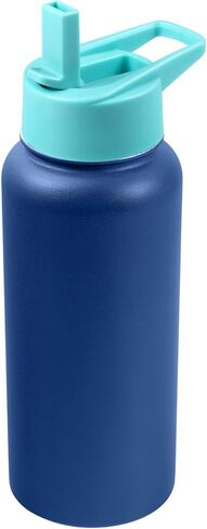 غطاء من القش من نانا للقارورة المائية ذات الفم العريض، غطاء من القش مع القش للقارورة المائية ذات الفم العريض 18 32 40 أونصة، غطاء قارورة علوي من القش المائي وأغطية بديلة لزجاجة المياه in Kuwait