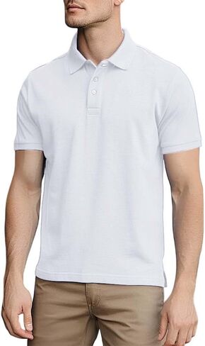 ZH Men's Golf Polo Shirts,3 Pack Polo Shirts for Men,Classic-Fit Polo Shirts,Breathable Polo Shirt for Men in Saudi Arabia