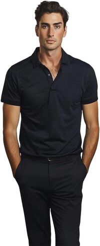 ZH Men's Golf Polo Shirts,3 Pack Polo Shirts for Men,Classic-Fit Polo Shirts,Breathable Polo Shirt for Men in Saudi Arabia