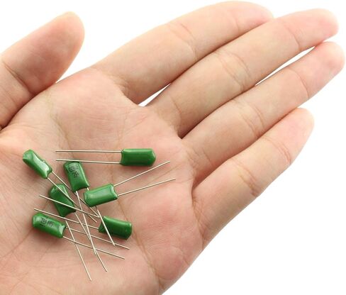 Tegg 150 قطعة من مكثفات فيلم البوليستر مجموعة متنوعة 0.33nf-470nf 15 قيم مكونات إلكترونية شائعة الاستخدام يمكنك صنعها بنفسك in Kuwait