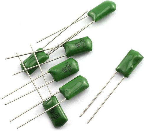 Tegg 150 قطعة من مكثفات فيلم البوليستر مجموعة متنوعة 0.33nf-470nf 15 قيم مكونات إلكترونية شائعة الاستخدام يمكنك صنعها بنفسك in Kuwait