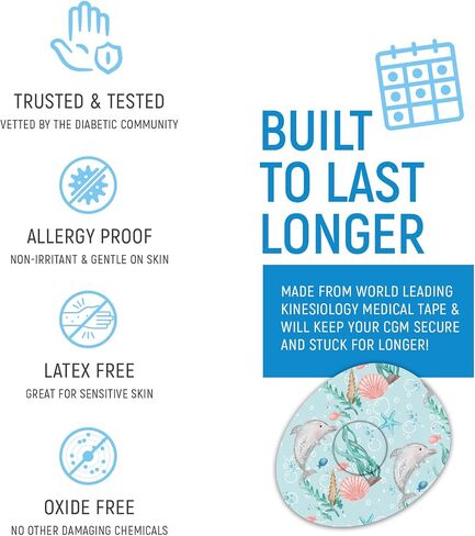 Rockadex adhesive patches - Compatible for Freestyle Libre sensor, Custom-Designed Freestyle Libre patches, Diabetic Supplies mix 10 pack Tribal Mix (Freestyle Libre 3) in Saudi Arabia