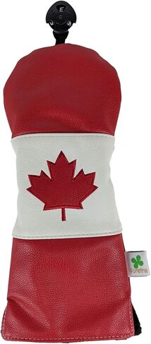 Limited Edition Canada Flag Fairway Wood Headcover - Tour Quality Golf Club Cover - Style and Customize Your Golf Bag in Saudi Arabia