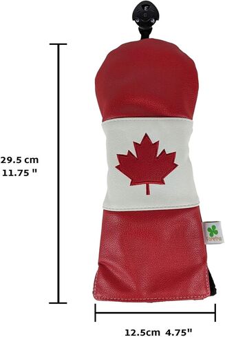 Limited Edition Canada Flag Fairway Wood Headcover - Tour Quality Golf Club Cover - Style and Customize Your Golf Bag in Saudi Arabia