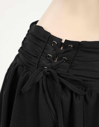 MEOWCOS Gothic Bat Pink Bikini Set Swimsuit Heart Buckle Halter Lace-up Top and Triangle Panty Bathing Suit Swimwear in Kuwait