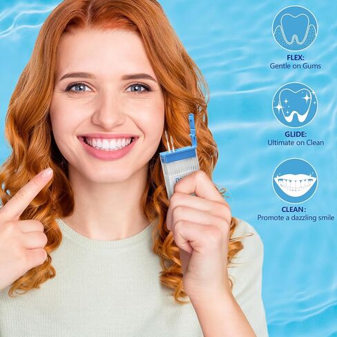 Brushpicks Interdental Toothpicks,Soft Bristle Dental Floss Picks Toothpicks,Helps Removes Plaque and Debris Between Your Teeth 600PCS (Pack of 5) Coconut in Saudi Arabia