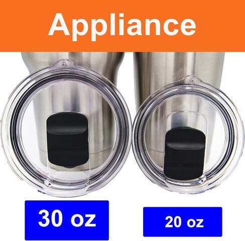 Magslider Replacement Lid for 20 oz tumblers, Spill Proof Splash Resistant Lids Covers Fit for Rambler and More Coffee Mugs, 1 Magnetic Lids in Saudi Arabia
