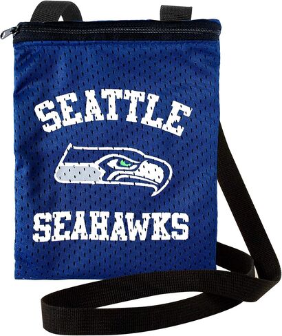 حقيبة Littlearth للجنسين للبالغين من الدوري الوطني لكرة القدم الأمريكية Seattle Seahawks 1 Game Day، لون الفريق، 6.25 بوصة × 8.5 بوصة in Saudi Arabia