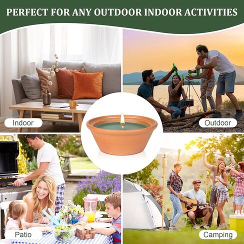 Citronella Candles Outdoor, 2Pack Citronella Candle for Patio Porch Home Garden Backyard Balcony Campsite BBQ Outdoors Indoors, Long Burning Time Natural Soy Wax Candles in Saudi Arabia