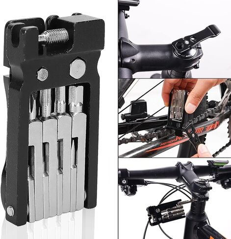 متعددة الوظائف مجموعة أدوات الدراجة 20 في 1 مجموعات إصلاح الدراجة المعدنية دراجة متعددة المهام المحمولة قابلة للطي سلسلة إصلاح كيت جيب دراجة أداة متعددة الوظائف مجموعة in Kuwait