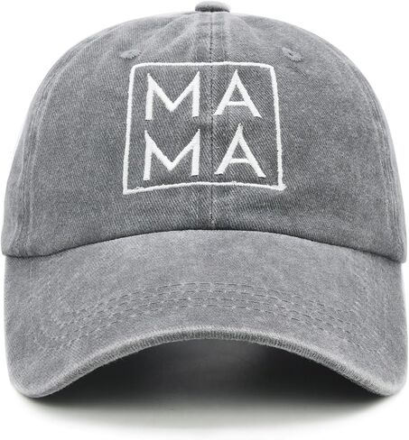 Mama Hat for Women, Adjustable Embroidered Mom Baseball Cap, Mama for Mother Wife Daughter Sister in Saudi Arabia