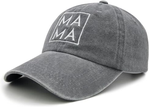 Mama Hat for Women, Adjustable Embroidered Mom Baseball Cap, Mama for Mother Wife Daughter Sister in Saudi Arabia