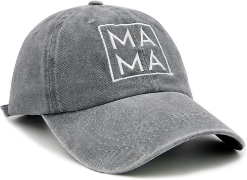 Mama Hat for Women, Adjustable Embroidered Mom Baseball Cap, Mama for Mother Wife Daughter Sister in Saudi Arabia