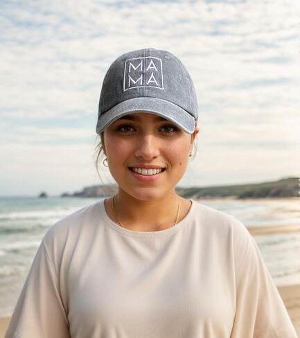 Mama Hat for Women, Adjustable Embroidered Mom Baseball Cap, Mama for Mother Wife Daughter Sister in Saudi Arabia