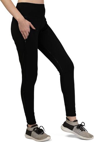 Gym Wear Mesh Legging Workout Pants with Side Pockets Sports Fitness Yoga Track Pants for Women & Girls in Saudi Arabia
