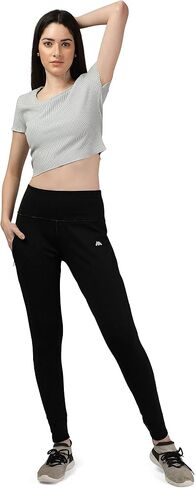 Gym Wear Mesh Legging Workout Pants with Side Pockets Sports Fitness Yoga Track Pants for Women & Girls in Saudi Arabia