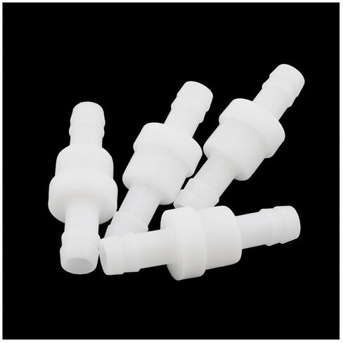 4pcs 1/4 Inch Barb Hose One Way Inline Check Valve Non Return One-Way Air Water Gas Check Valve in Saudi Arabia