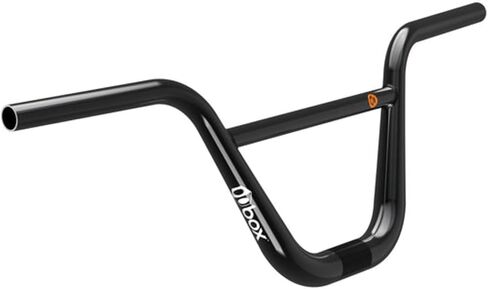 Box One Oversized Chromoly Bicycle Handlebar Tailored for Larger-Sized Racers, Heightened Responsiveness, Reduced Latency & Wall Thickness Gloss Black w/Pad Printing Finish in Saudi Arabia