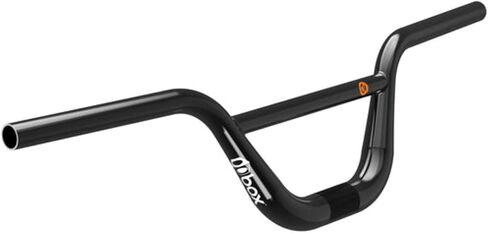 Box One Oversized Chromoly Bicycle Handlebar Tailored for Larger-Sized Racers, Heightened Responsiveness, Reduced Latency & Wall Thickness Gloss Black w/Pad Printing Finish in Saudi Arabia