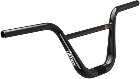 Box One Oversized Chromoly Bicycle Handlebar Tailored for Larger-Sized Racers, Heightened Responsiveness, Reduced Latency & Wall Thickness Gloss Black w/Pad Printing Finish in Saudi Arabia