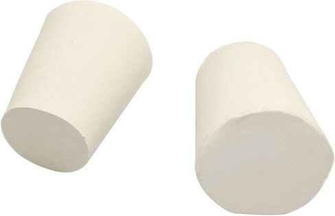 DGZZI Solid Rubber Stopper 10PCS Size #3 23x 17X 26mm/0.90x 0.66x1.02Inch White Lab Plug in Saudi Arabia