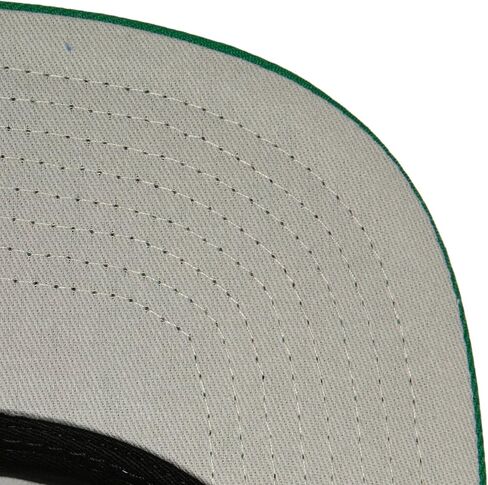 Mitchell & Ness Boston Celtics Cross Check Snapback Hat Cap Black/Green in Saudi Arabia