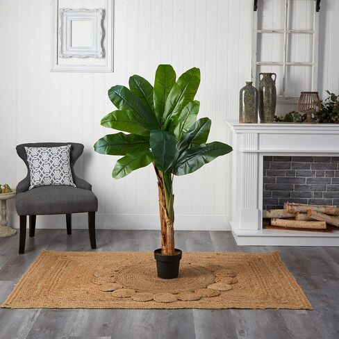 Nearly Natural 4ft. Double Stalk Banana Artificial Tree in Saudi Arabia