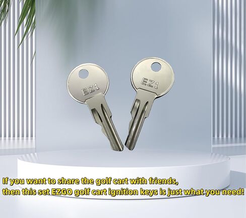 EZGO Ignition Keys Golf Cart Keys for EZGO TXT and EZGO RXV Replacement Ignition Keys 2 Pcs in Kuwait
