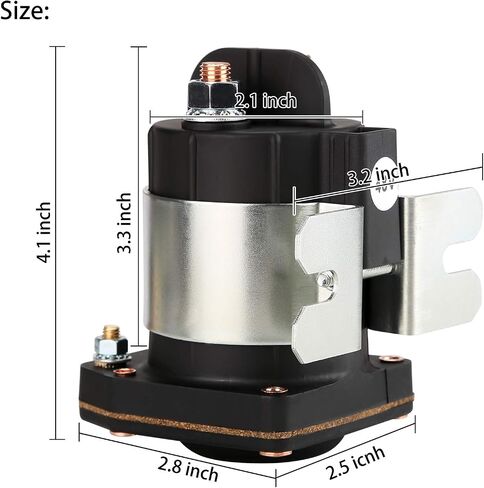 10L0L Golf Cart 48V Heavy Duty Solenoid/Rely Assy for Yamaha G22 G29 Drive Electric 2007 up Models, OEM JU6-H1950-00-00,JU6H19500000 in Saudi Arabia