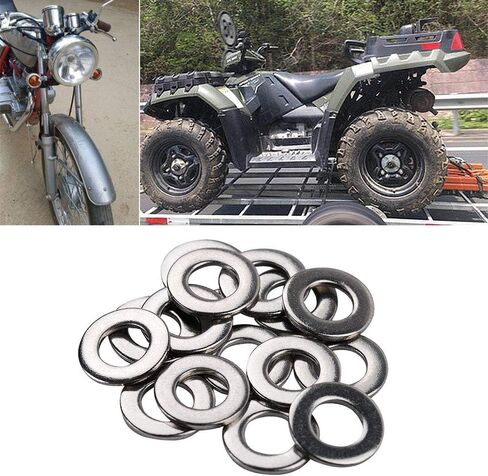 HIFROM 100pcs M10 Flat Washers 304 Stainless Steel Metric Flat Washers Set replacement for Bolt Screw (M10X20X2mm) in Saudi Arabia