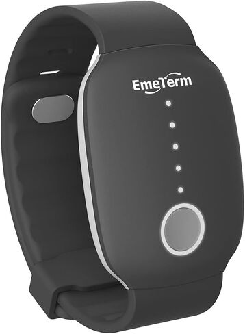 EmeTerm تخفيف الغثيان القطب الكهربائي محفز غثيان الصباح الحركة غثيان السفر القيء الإغاثة قابلة لإعادة الشحن لا هلام العصابات المعصم خالية من المخدرات دون آثار جانبية (أسود) in Kuwait