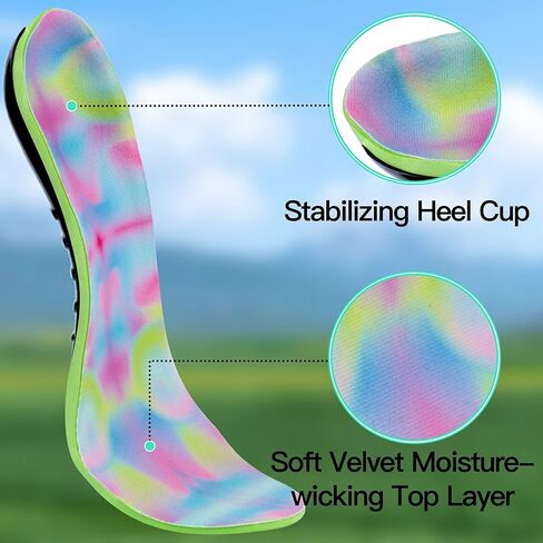 Everhealth Kids Insoles Orthopedic Shoe Inserts, Orthotic Arch Support Insoles for Flat Feet Pronation Plantar Fasciitis Pain Relief, Comfort Supportive Replacement Insoles for Children in Kuwait