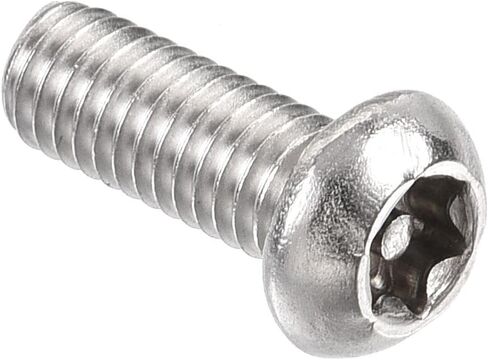 برغي آلة أمان توركس M6x16mm من uxcell، 40 قطعة براغي رأس عموم داخل العمود، 304 مسامير تثبيت من الفولاذ المقاوم للصدأ in Saudi Arabia